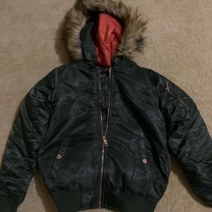 Madden bomber/ puff jacket